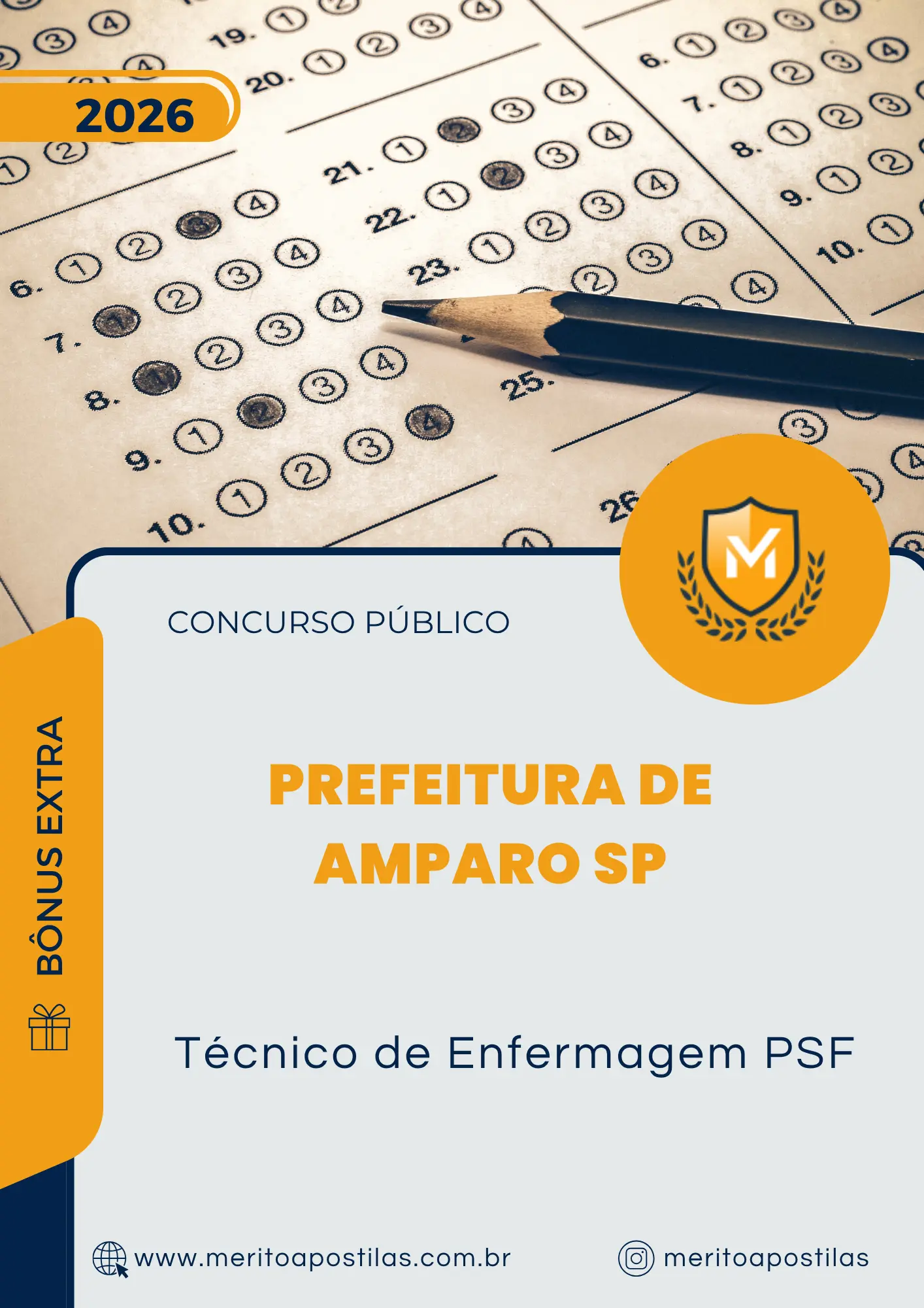 Apostila Técnico de Enfermagem PSF Prefeitura de Amparo SP 2026