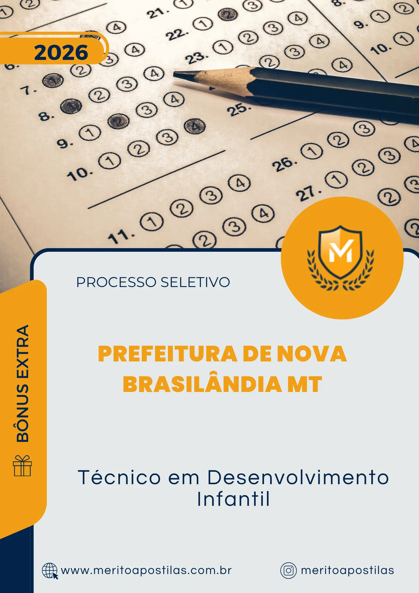 Apostila Técnico em Desenvolvimento Infantil Prefeitura de Nova Brasilândia MT 2026