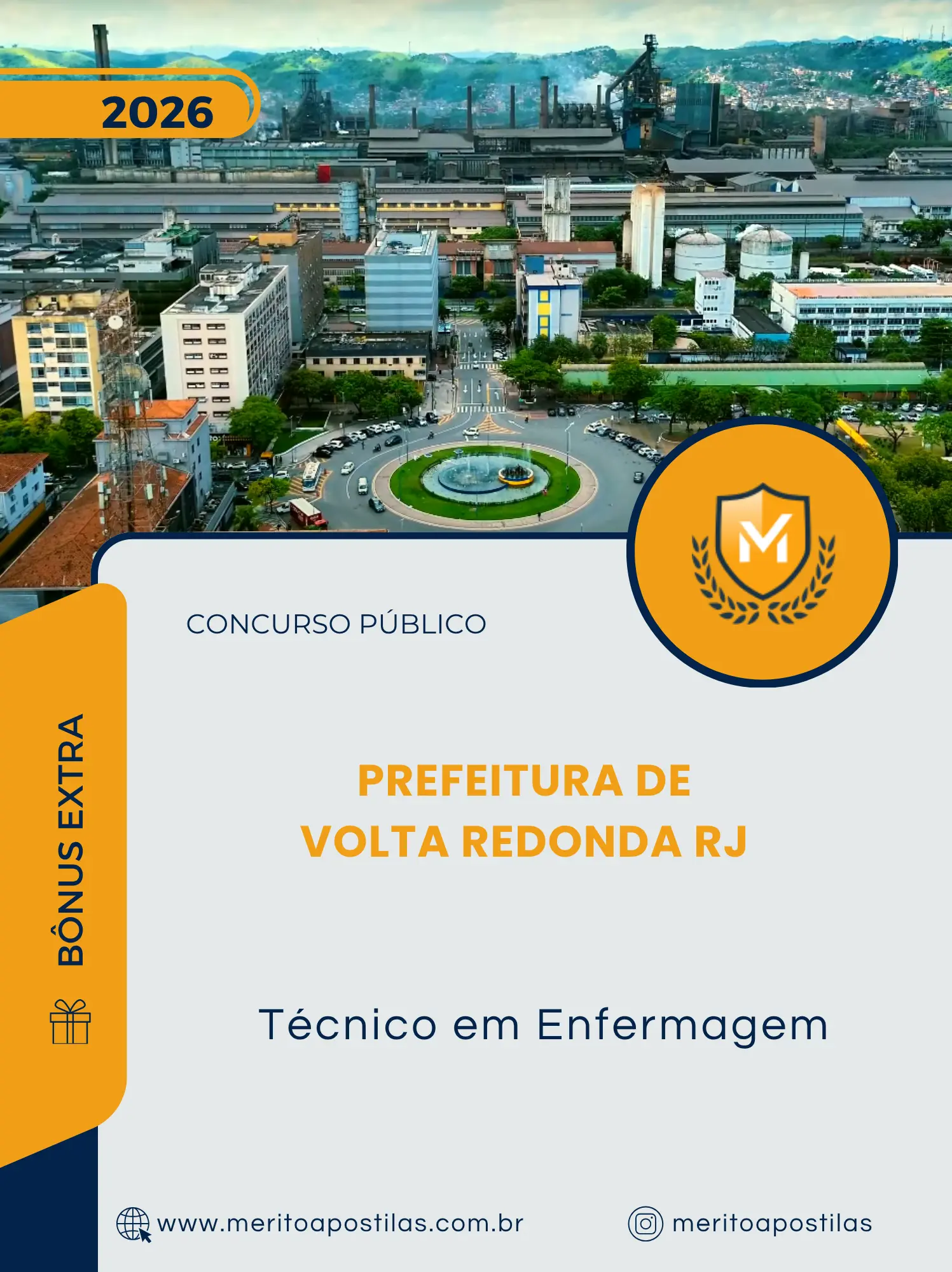 Apostila Técnico em Enfermagem Prefeitura de Volta Redonda RJ 2026
