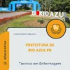 Apostila Técnico em Enfermagem Prefeitura de Rio Azul PR 2026