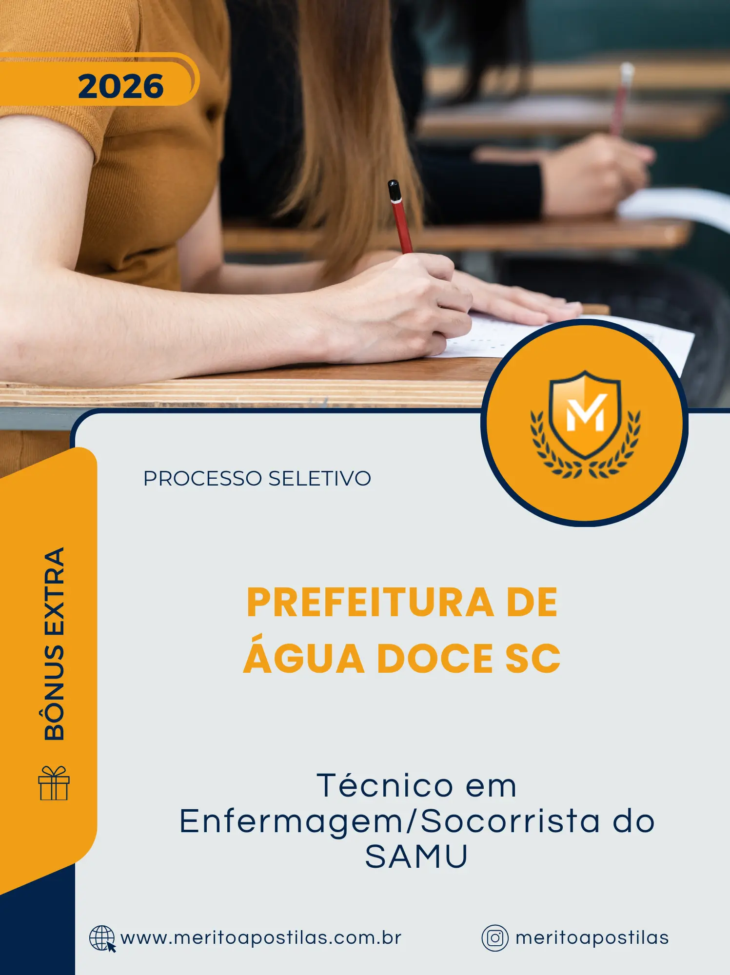 Apostila Técnico em Enfermagem Socorrista do SAMU Prefeitura de Água Doce SC 2026