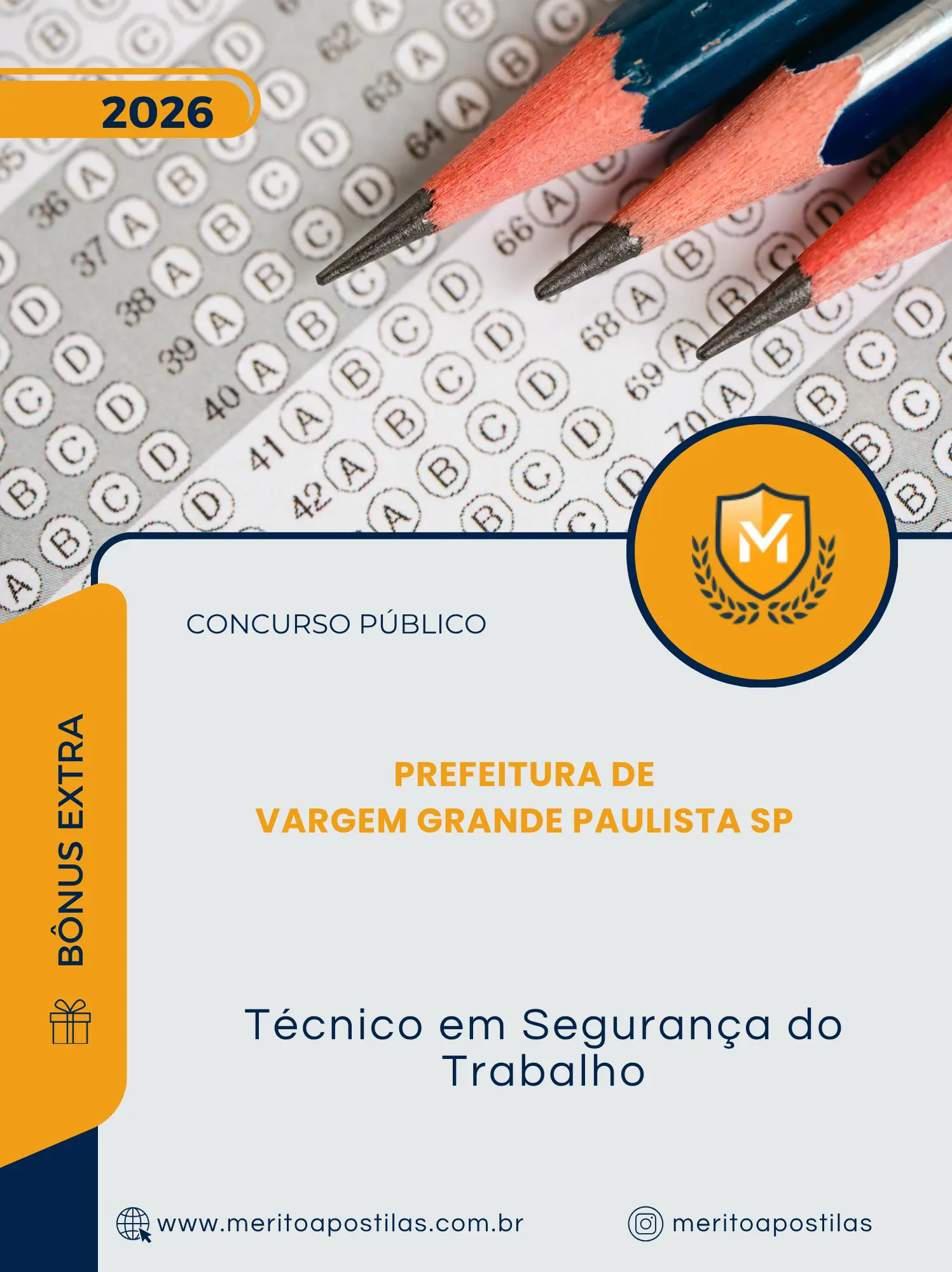 Apostila Técnico em Segurança do Trabalho Prefeitura de Vargem Grande Paulista SP 2026