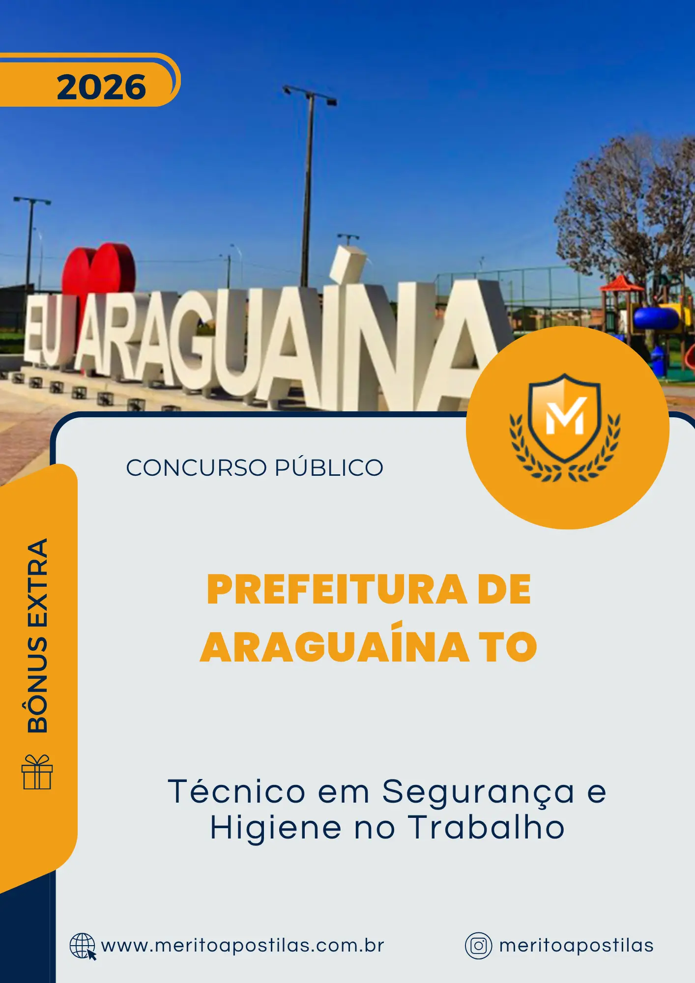 Apostila Técnico em Segurança e Higiene no Trabalho Prefeitura de Araguaína TO 2026