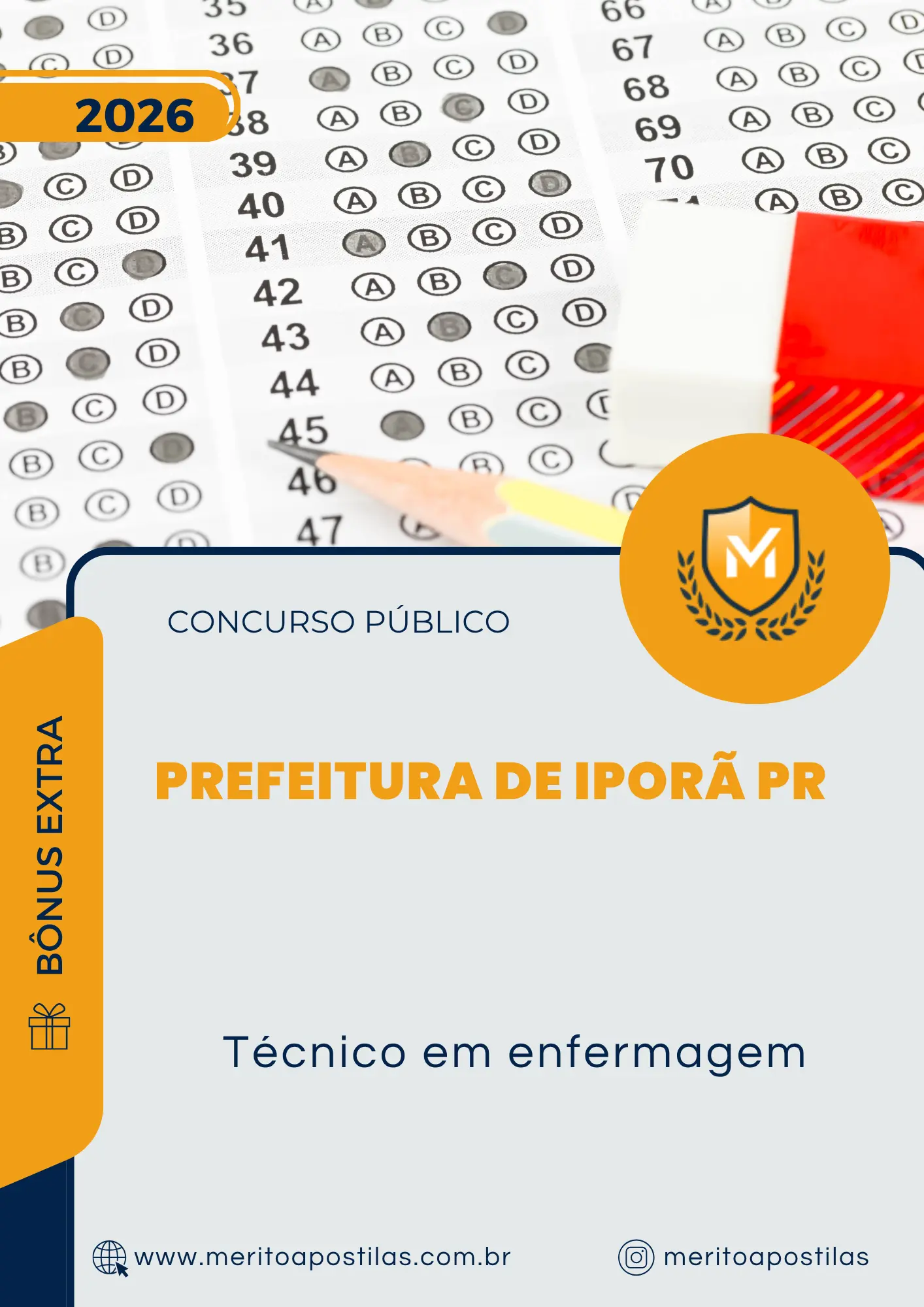 Apostila Técnico em enfermagem Prefeitura de Iporã PR 2026