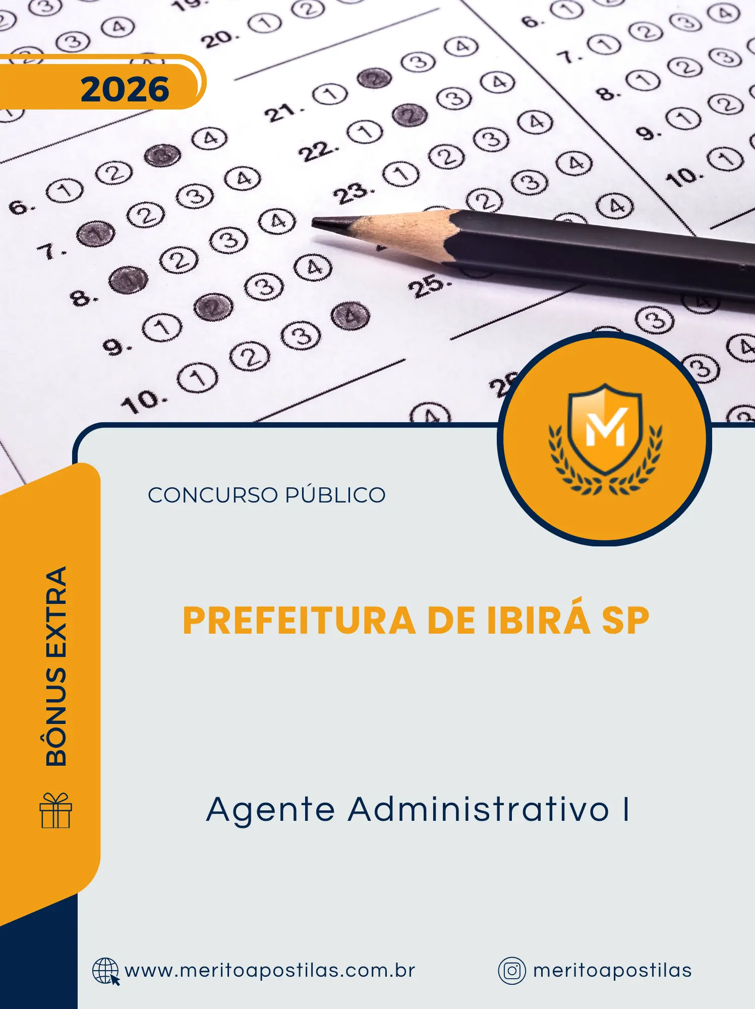 Apostila Agente Administrativo I Prefeitura de Ibirá SP 2026