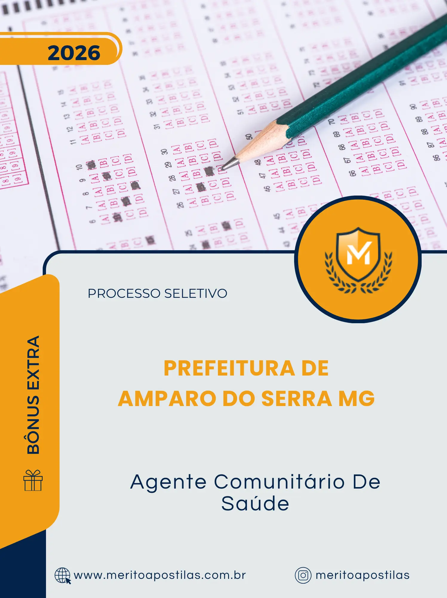Apostila Agente Comunitário De Saúde Prefeitura de Amparo do Serra MG 2026