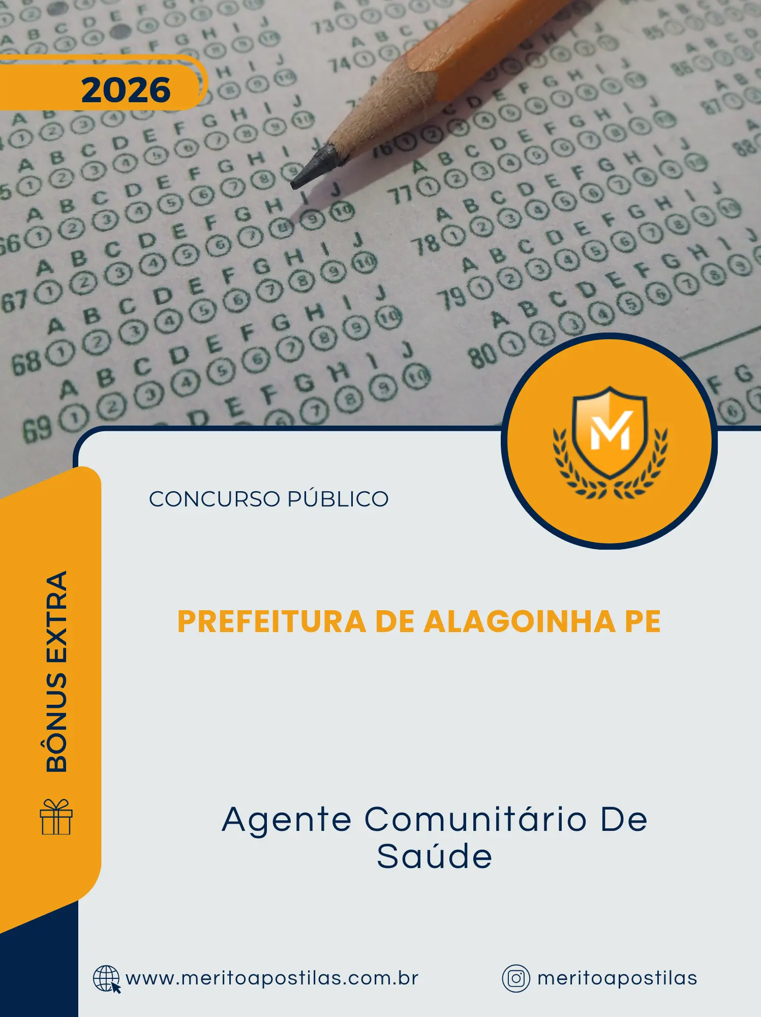 Apostila Agente Comunitário De Saúde Prefeitura de Alagoinha PE 2026