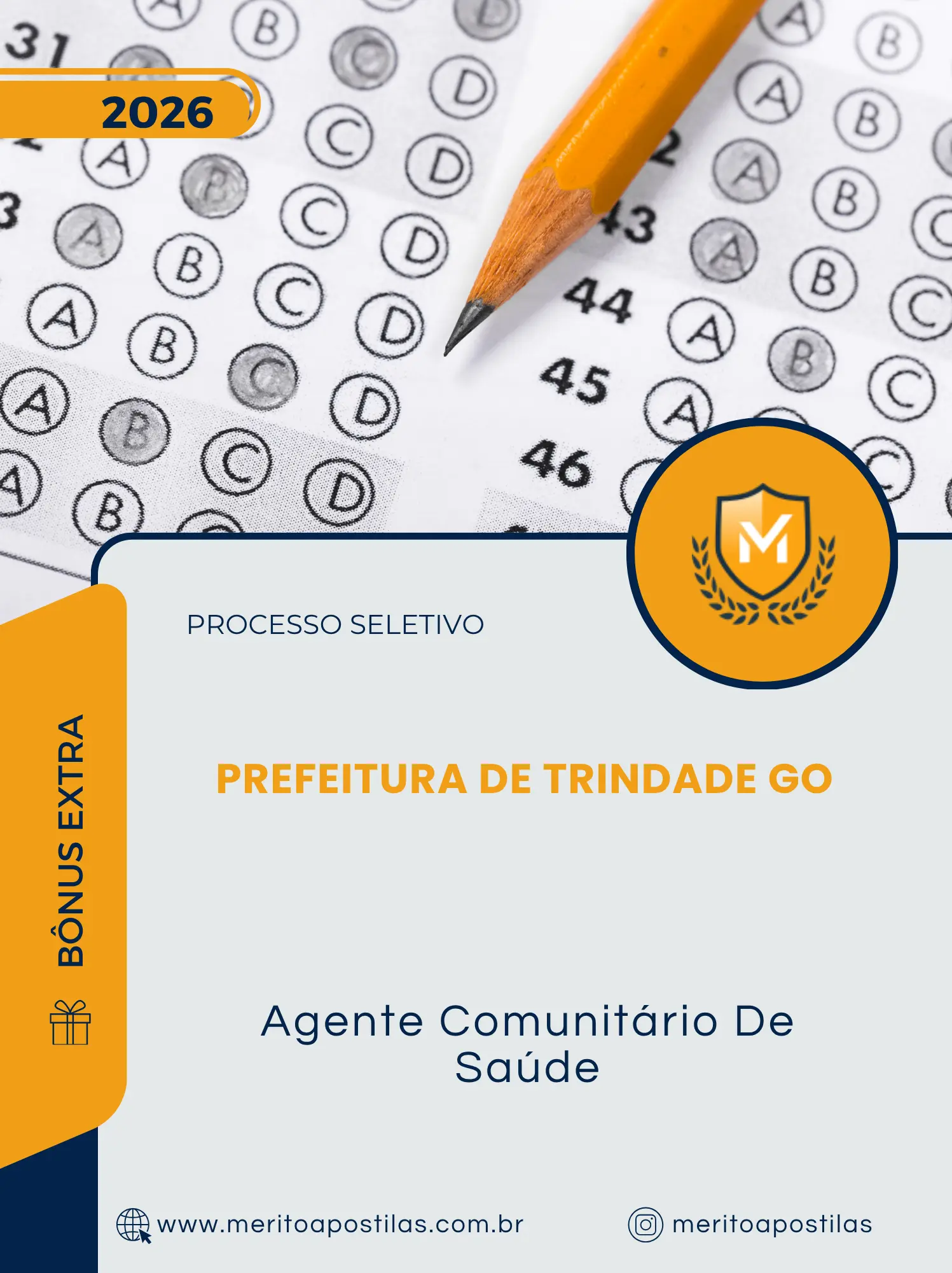 Apostila Agente Comunitário De Saúde Prefeitura de Trindade GO 2026