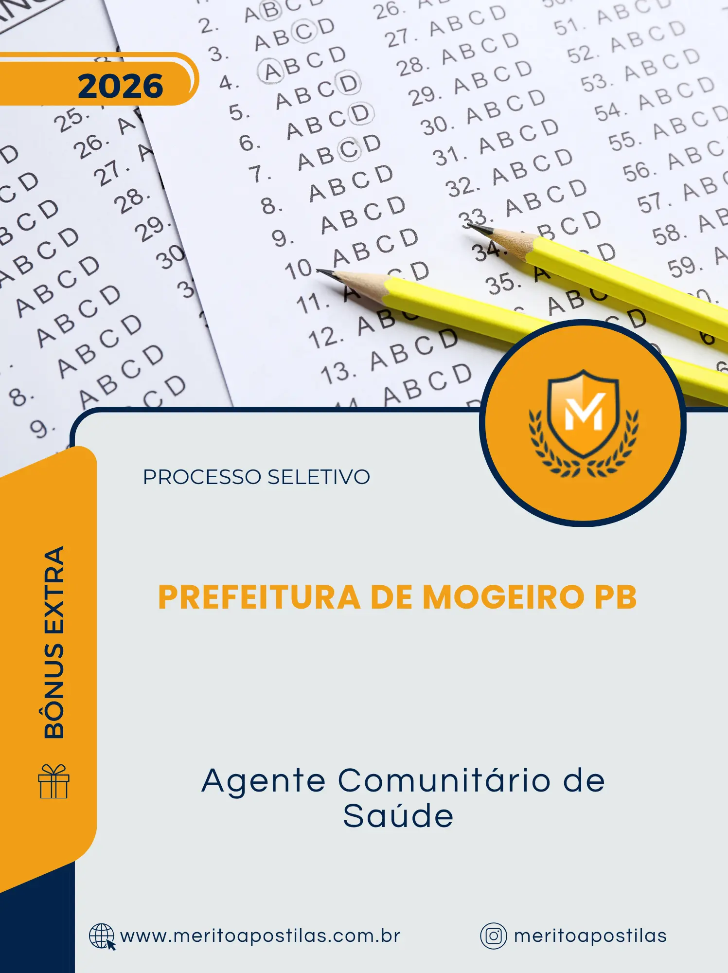 Apostila Agente Comunitário de Saúde Prefeitura de Mogeiro PB 2026