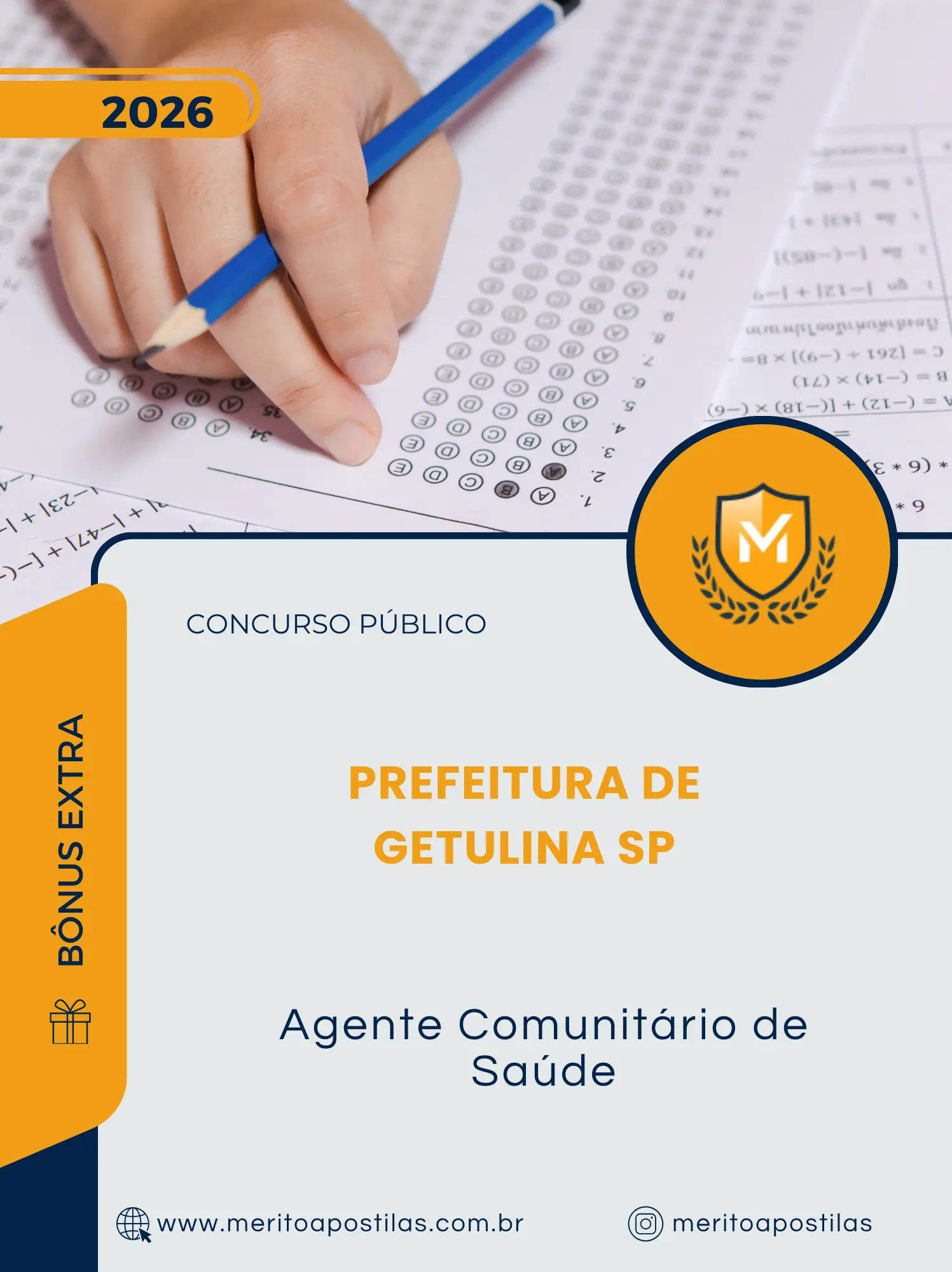Apostila Agente Comunitário de Saúde Prefeitura de Getulina SP 2026