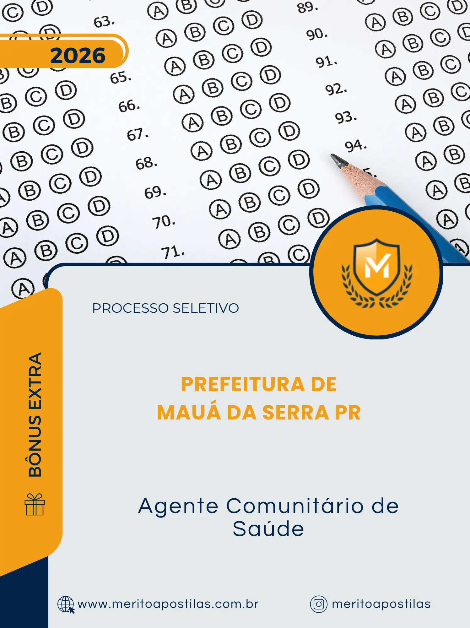 Apostila Agente Comunitário de Saúde Prefeitura de Mauá da Serra PR 2026
