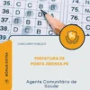 Apostila Agente Comunitário de Saúde Prefeitura de Ponta Grossa PR 2026