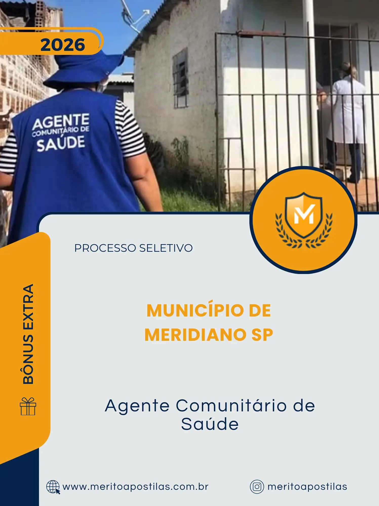 Apostila Agente Comunitário de Saúde Município de Meridiano SP 2026