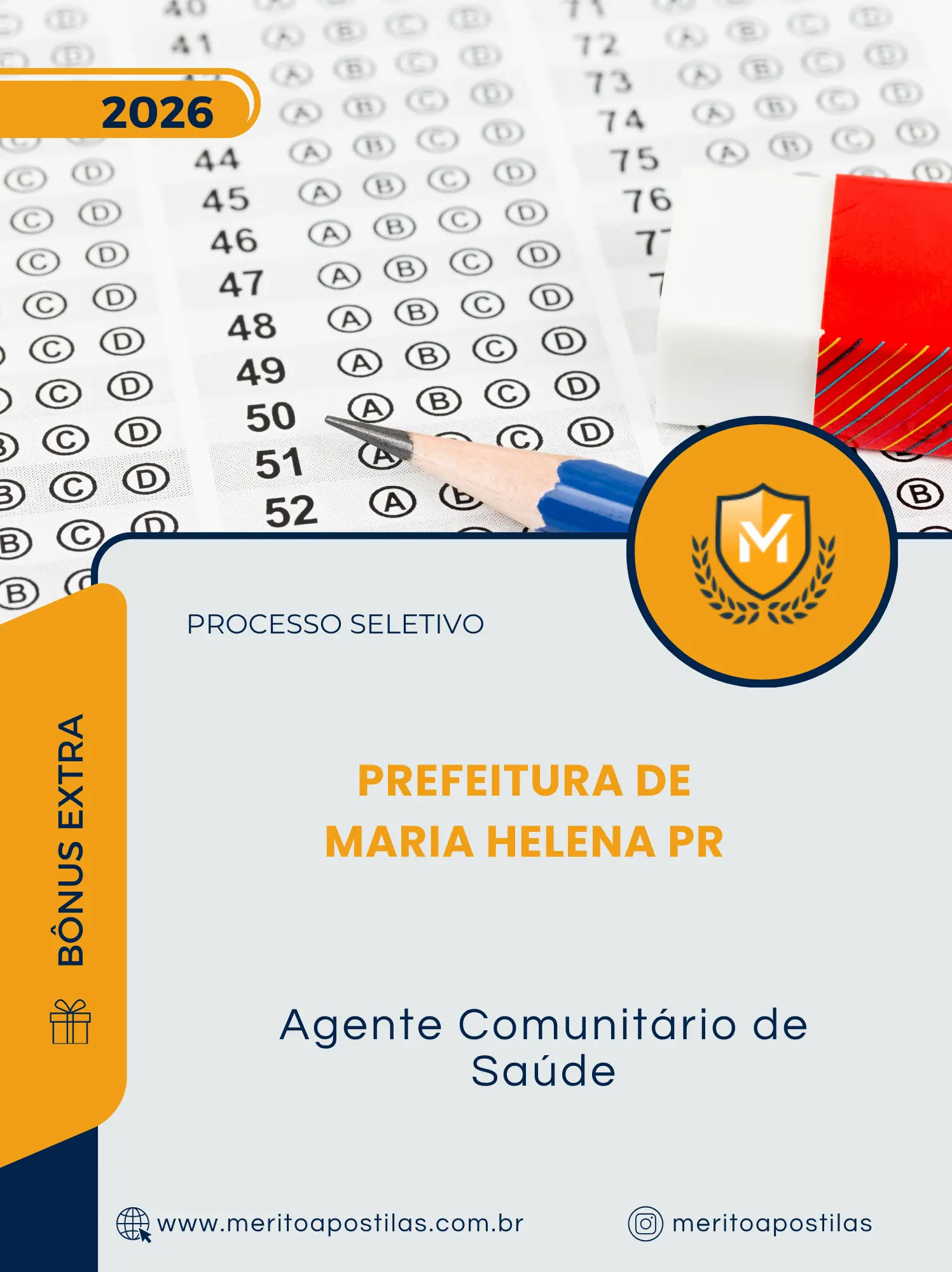 Apostila Agente Comunitário de Saúde Prefeitura de Maria Helena PR 2026