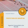 Apostila Agente Comunitário de Saúde Prefeitura de Abaré BA 2026