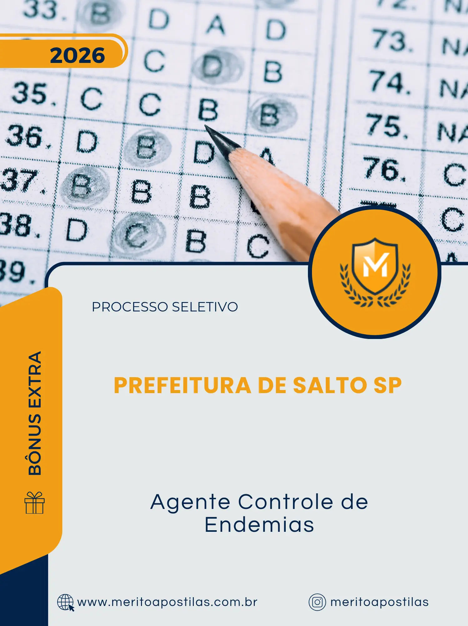 Apostila Agente Controle de Endemias Prefeitura de Salto SP 2026
