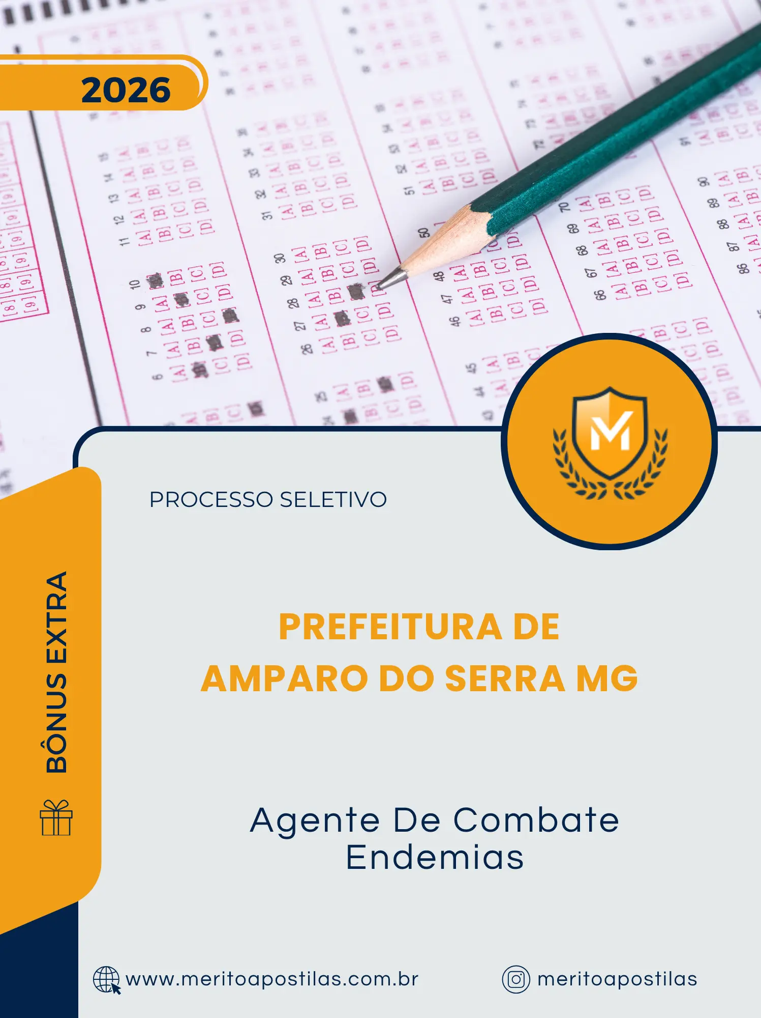 Apostila Agente De Combate Endemias Prefeitura de Amparo do Serra MG 2026