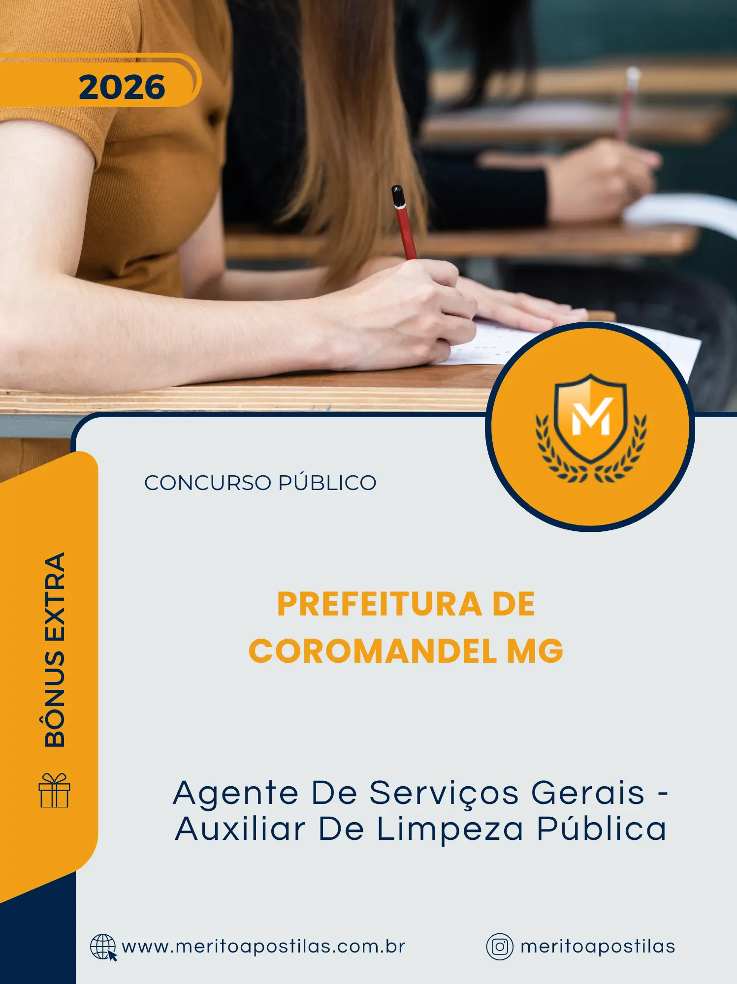 Apostila Agente De Serviços Gerais Auxiliar De Limpeza Pública Prefeitura de Coromandel MG 2026