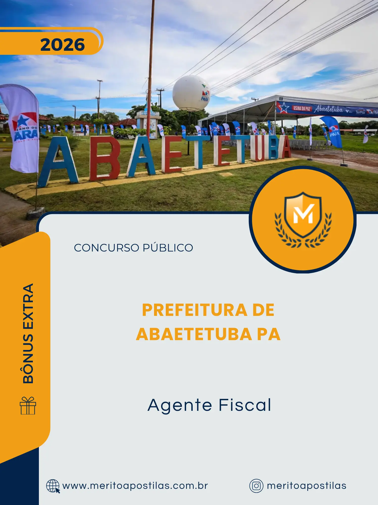 Apostila Agente Fiscal Prefeitura de Abaetetuba PA 2026