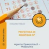 Apostila Agente Operacional Masculino Prefeitura de Rinópolis SP 2026