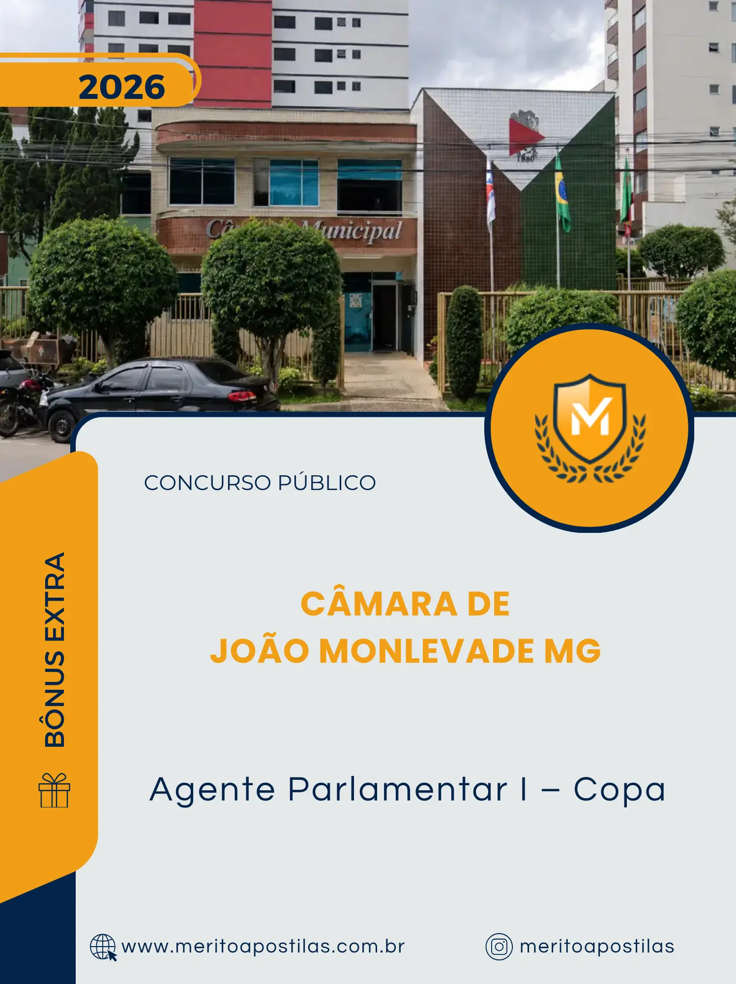 Apostila Agente Parlamentar I Copa Câmara de João Monlevade MG 2026