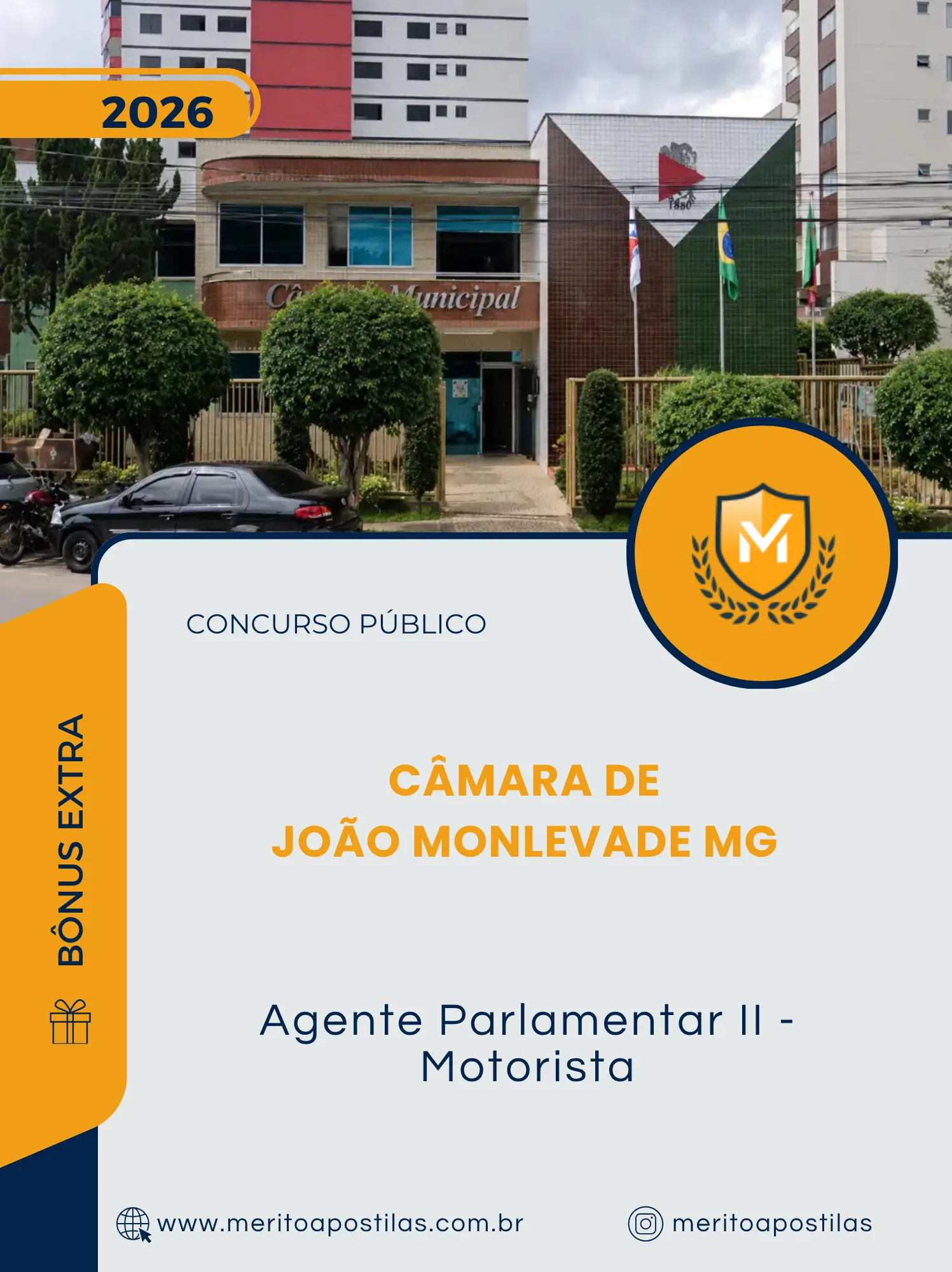 Apostila Agente Parlamentar II Motorista Câmara de João Monlevade MG 2026