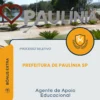 Apostila Agente de Apoio Educacional Prefeitura de Paulínia SP 2026