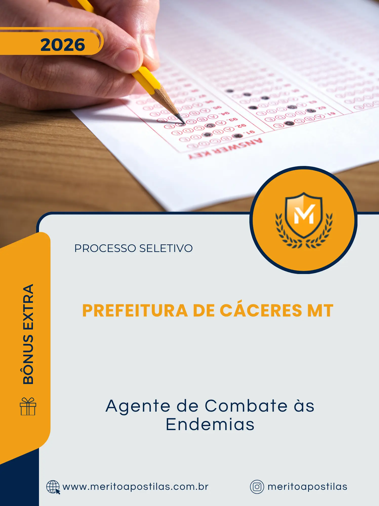 Apostila Agente de Combate às Endemias Prefeitura de Cáceres MT 2026