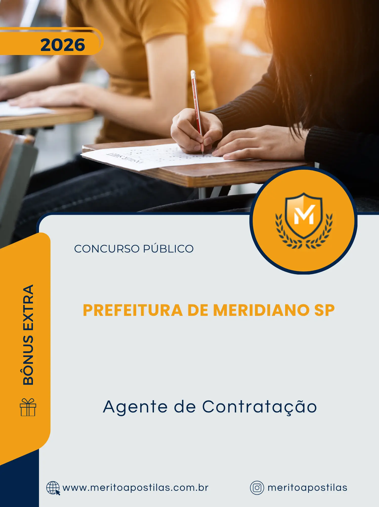 Apostila Agente de Contratação Prefeitura de Meridiano SP 2026