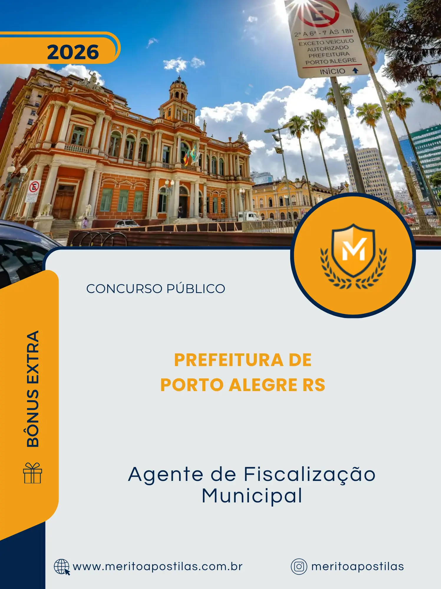 Apostila Agente de Fiscalização Municipal Prefeitura de Porto Alegre RS 2026
