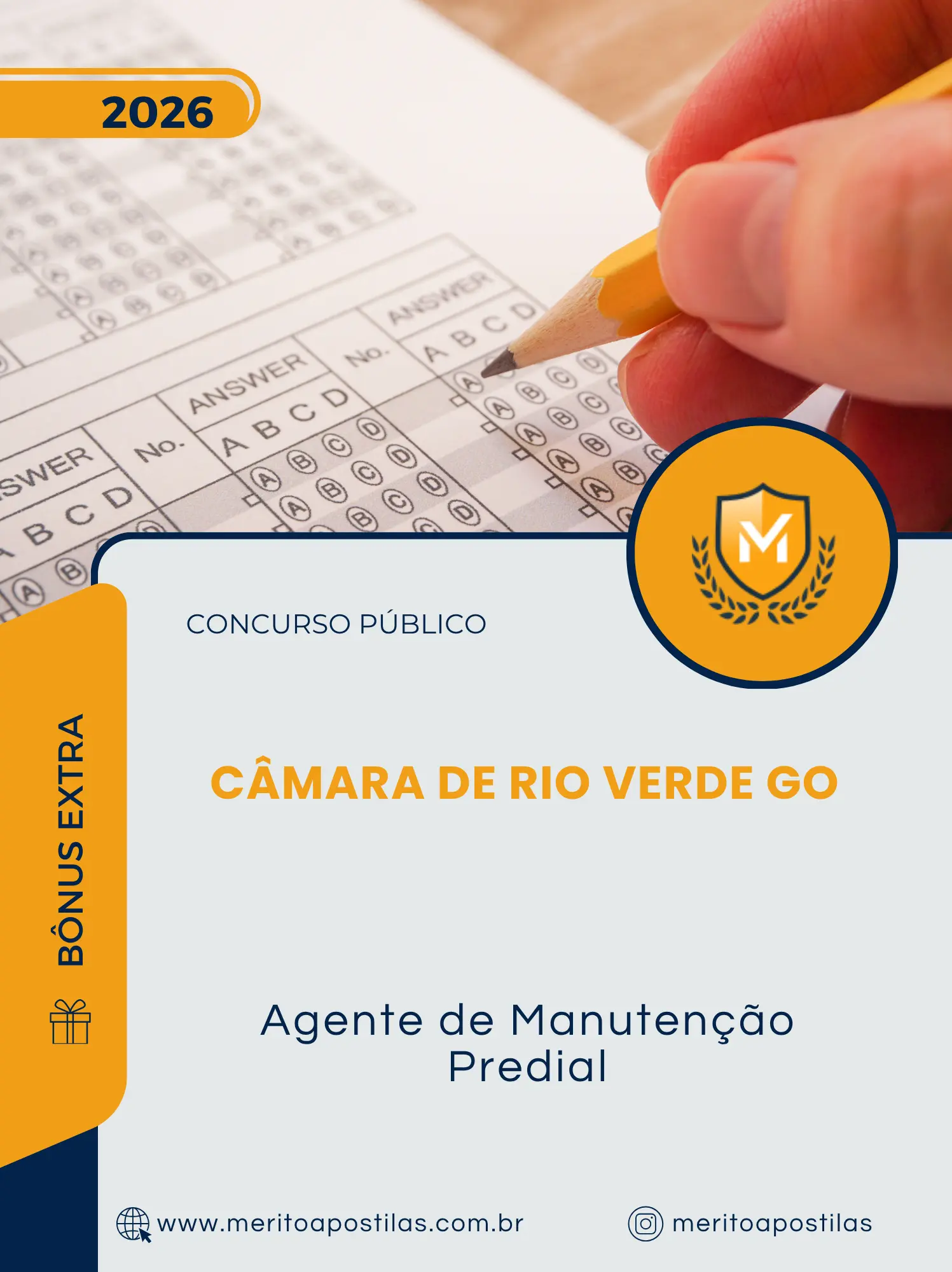 Apostila Agente de Manutenção Predial Câmara de Rio Verde GO 2026