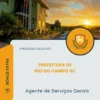 Apostila Agente de Serviços Gerais Prefeitura de Rio do Campo SC 2026