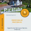 Apostila Agente de Serviços Gerais Internos Prefeitura de Piratuba SC 2026