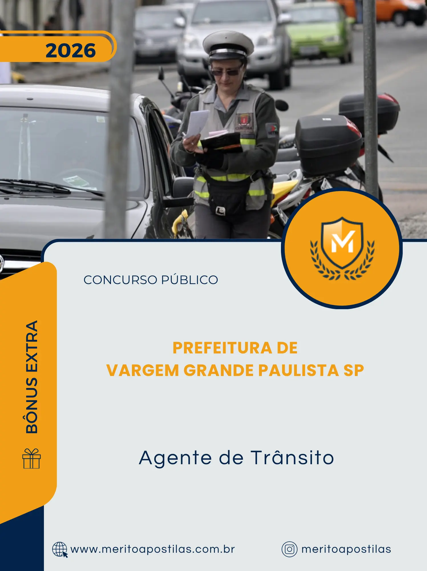 Apostila Agente de Trânsito Prefeitura de Vargem Grande Paulista SP 2026