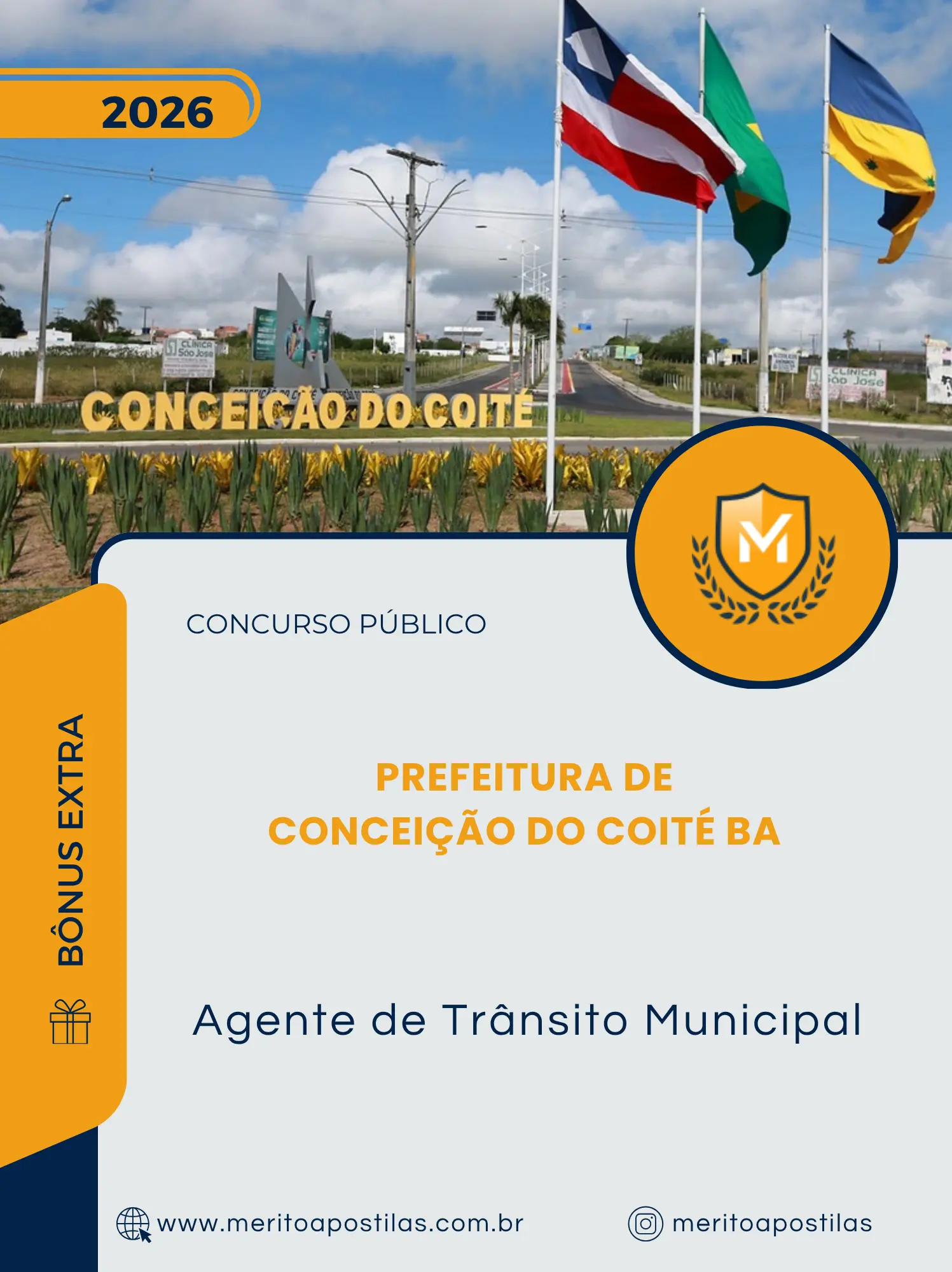 Apostila Agente de Trânsito Municipal Prefeitura de Conceição do Coité BA 2026