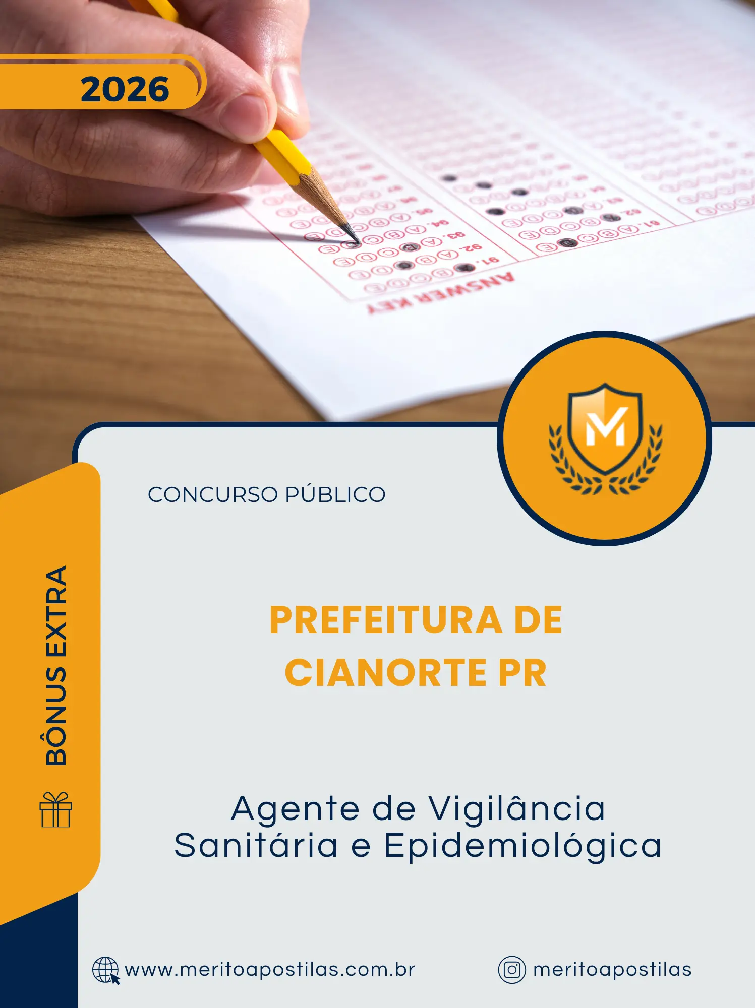Apostila Agente de Vigilância Sanitária e Epidemiológica Prefeitura de Cianorte PR 2026