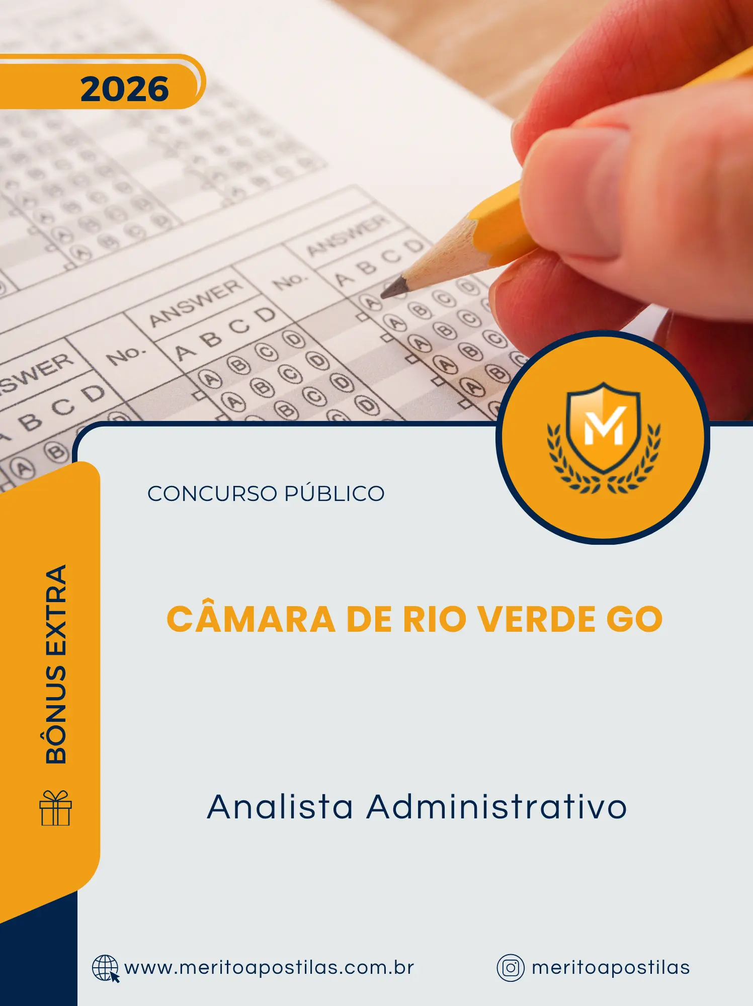 Apostila Analista Administrativo Câmara de Rio Verde GO 2026