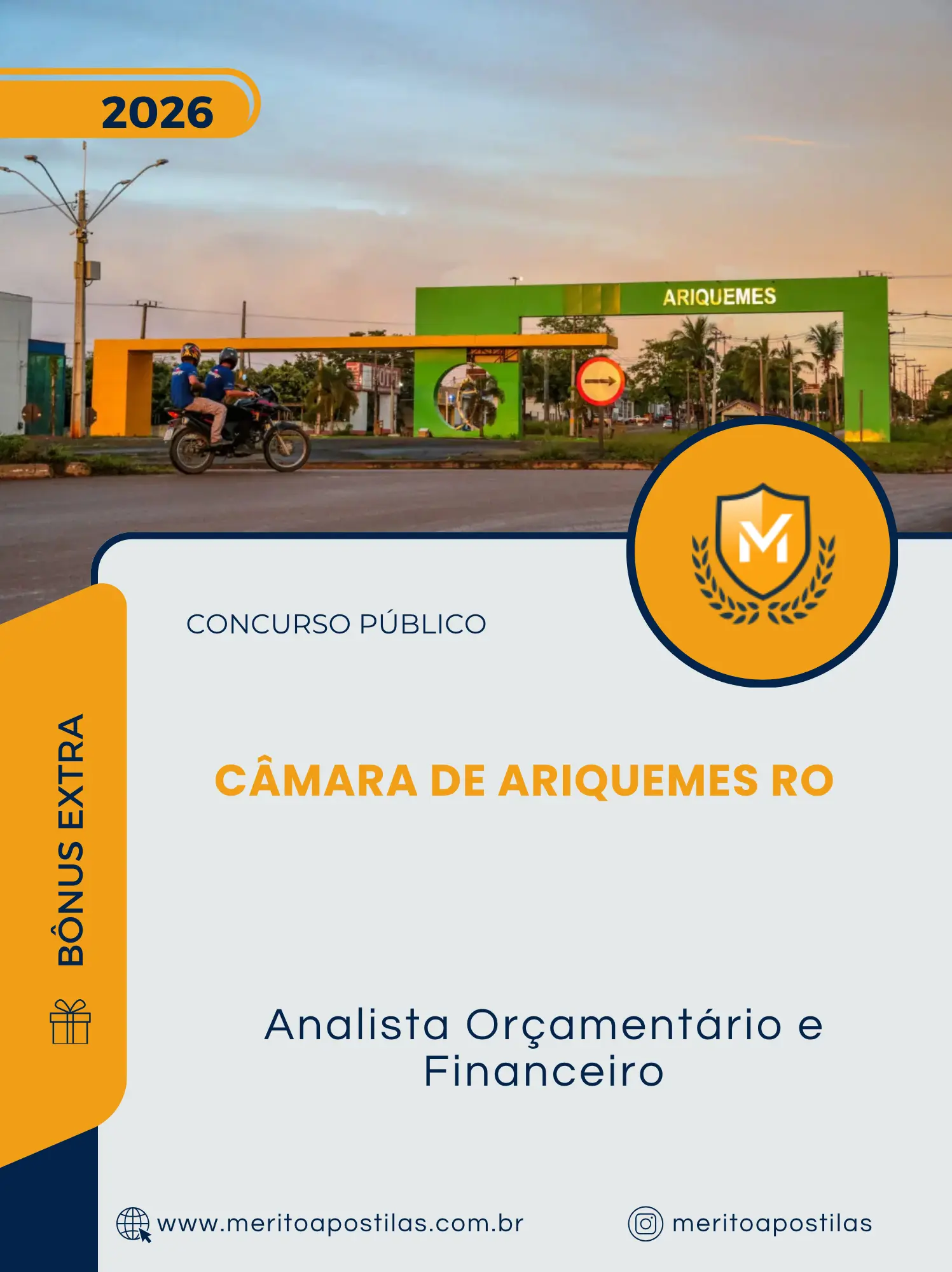 Apostila Analista Orçamentário e Financeiro Câmara de Ariquemes RO 2026