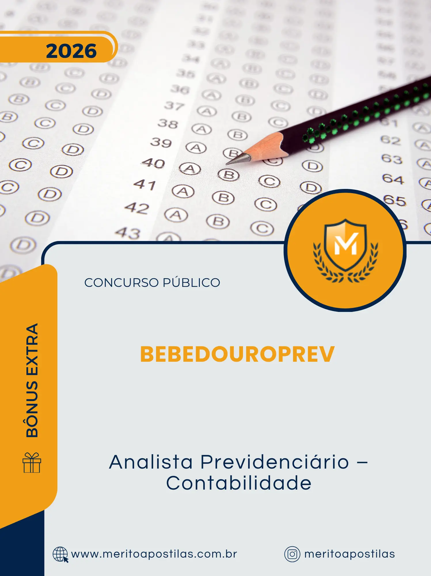 Apostila Analista Previdenciário Contabilidade Concurso Público BebedouroPrev 2026