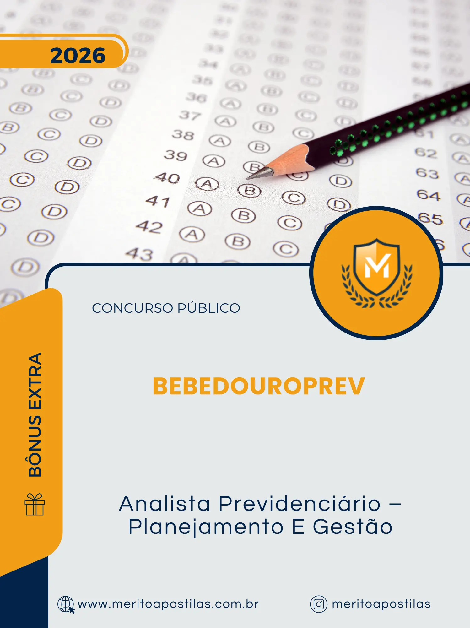 Apostila Analista Previdenciário Planejamento E Gestão Concurso Público BebedouroPrev 2026