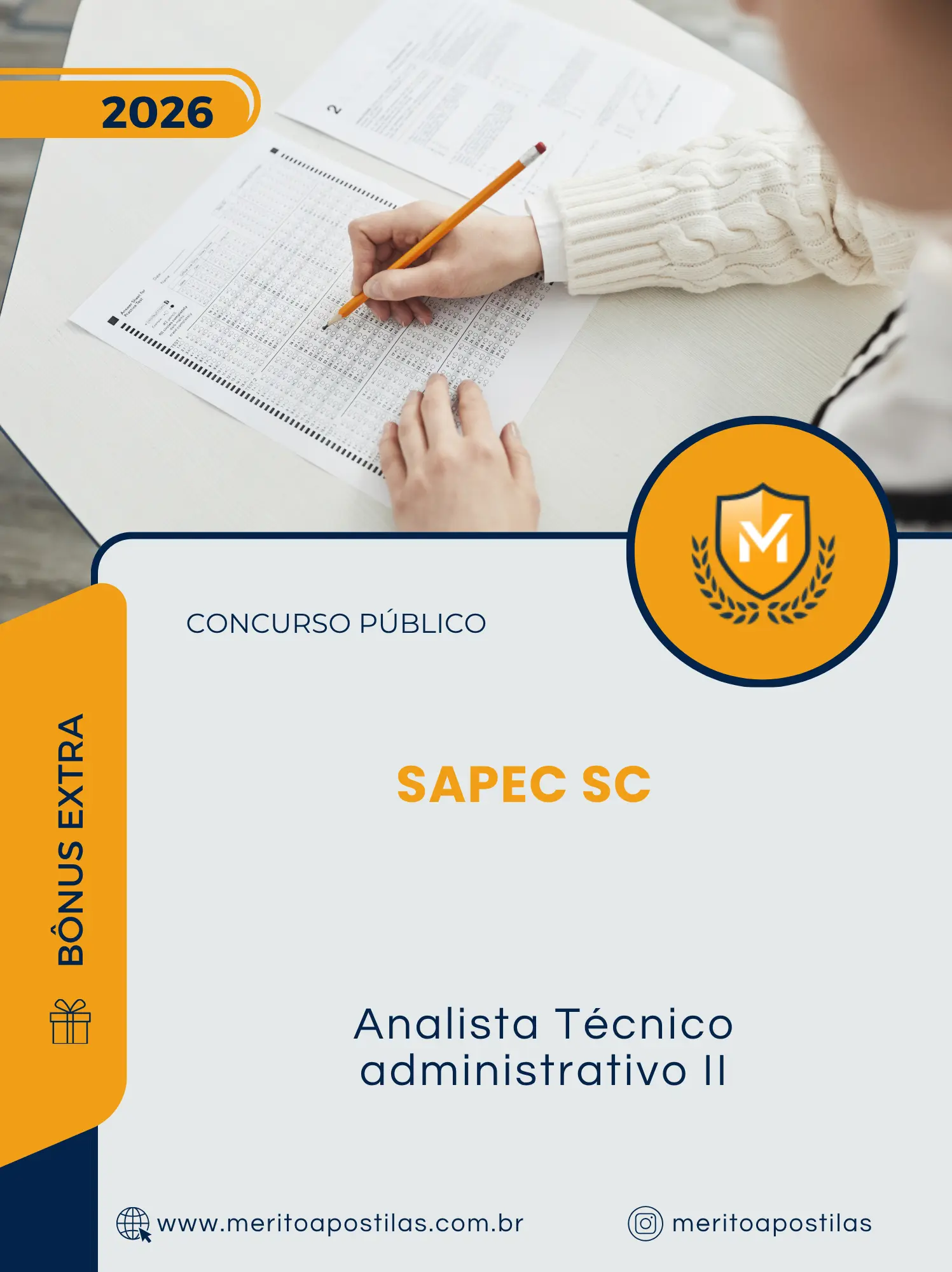 Apostila Analista Técnico administrativo II Concurso Público SAPEC SC 2026