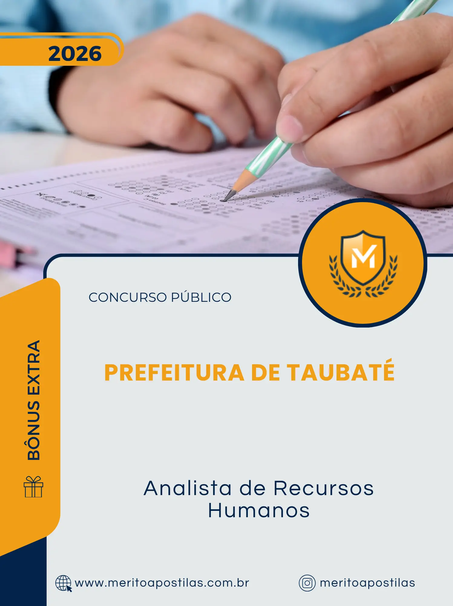 Apostila Analista de Recursos Humanos Prefeitura de Taubaté SP 2026
