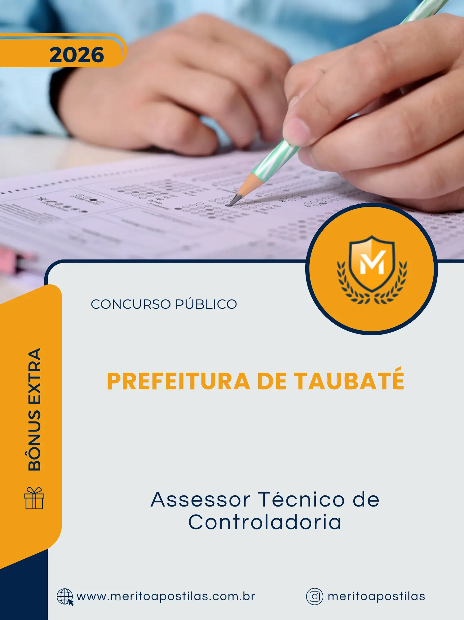 Apostila Assessor Técnico de Controladoria Prefeitura de Taubaté SP 2026