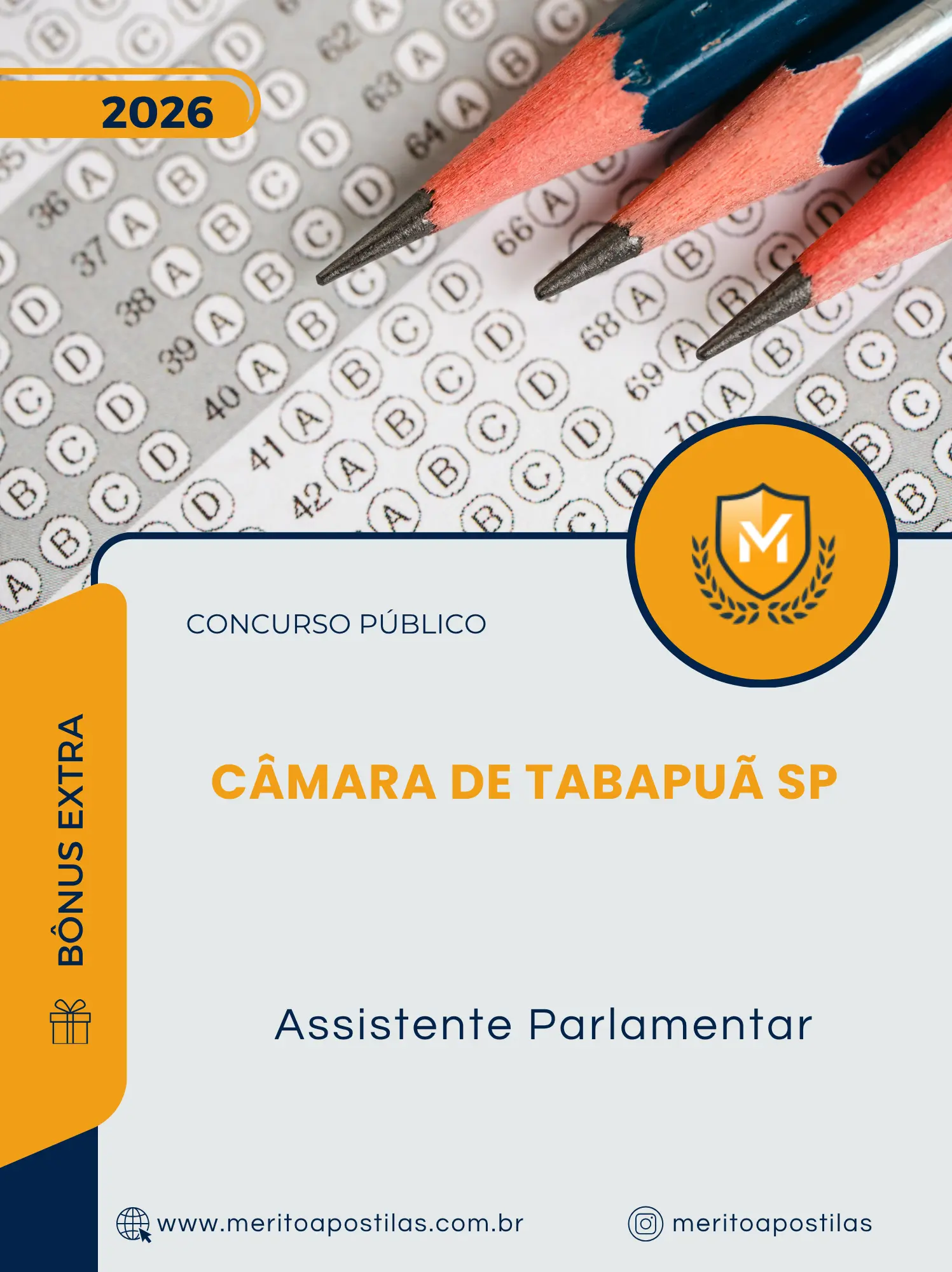 Apostila Assistente Parlamentar Câmara de Tabapuã SP 2026
