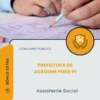 Apostila Assistente Social Prefeitura de Joaquim Pires PI 2026