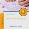 Apostila Assistente Social Prefeitura de Arabutã SC 2026