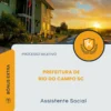 Apostila Assistente Social Prefeitura de Rio do Campo SC 2026