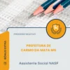 Apostila Assistente Social NASF Prefeitura de Carmo da Mata MG 2026