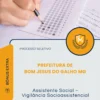 Apostila Assistente Social Vigilância Socioassistencial Prefeitura de Bom Jesus do Galho MG 2026
