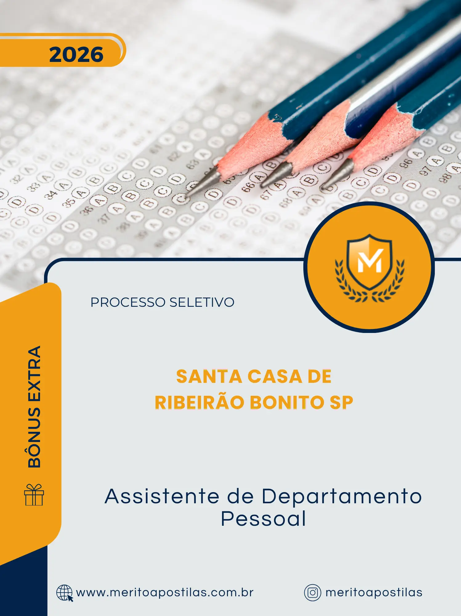Apostila Assistente de Departamento Pessoal Processo Seletivo Santa Casa de Ribeirão Bonito SP 2026